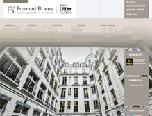 Tablet Screenshot of fromont-briens.com